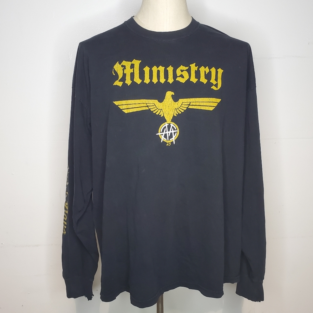 Ministry End of Days T Shirt Black 3XL Long Sleeve